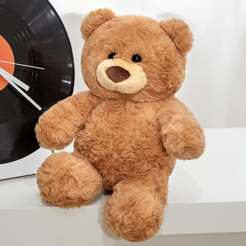 10 Inch Brown Teddy Bear Stuffed Animal – Soft Plush Toy