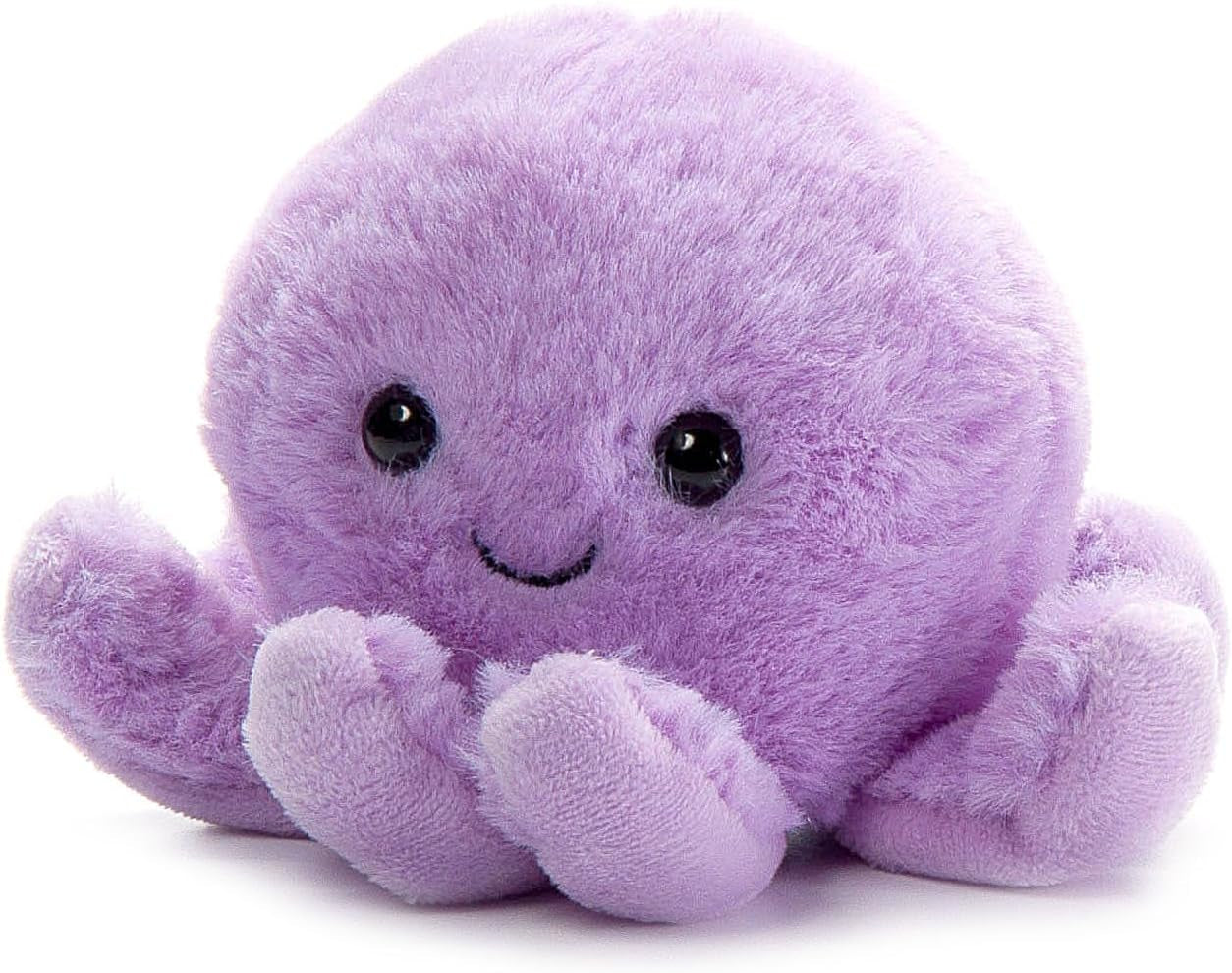 Purple Octopus Stuffed Animal Plushie, Gifts for Kids, Nuggetz Sealife Animals, Octopus Plush Toy, 6 Inches