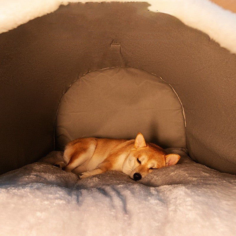 Grotte pour animaux de compagnie super confortable