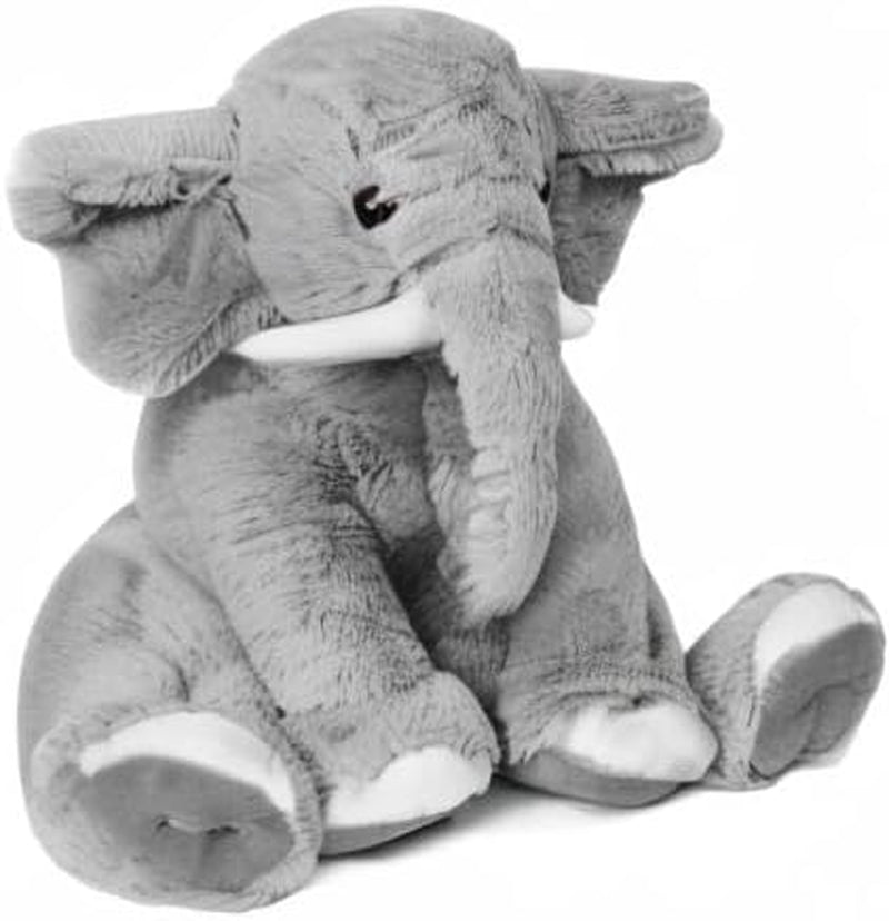 Elephant Weighted Stuffed Animals 5 Lbs 16 Inches Gray Plush | Large Weighted Stuffed Animal Elephant Plushie Cuddly Pillow Gift for Kids Adults