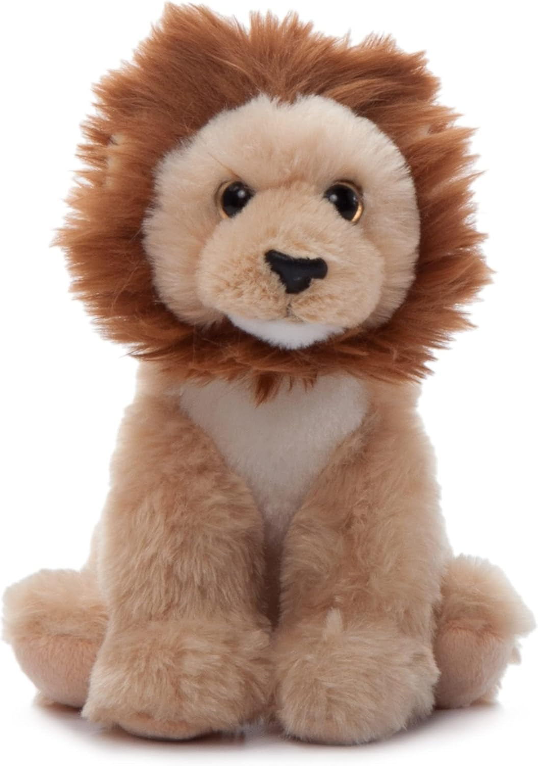 Lion Stuffed Animal Plushie, Gifts for Kids, Wild Onez Babiez Zoo Animals, Lion Plush Toy 6 Inches