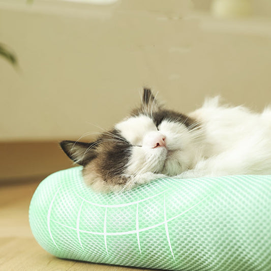 Summer Cooling Cushioned Pet Bed: Refreshing, Moisture Proof, and Breathable