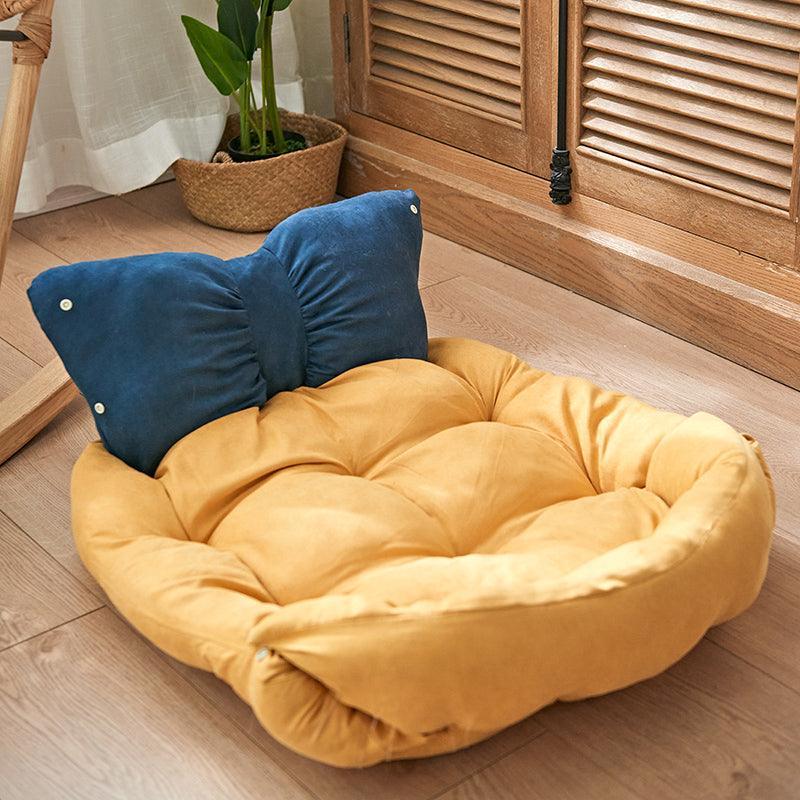 Anti-Slip Bottom Fluffy and Foldable Dog Bed: Waterproof