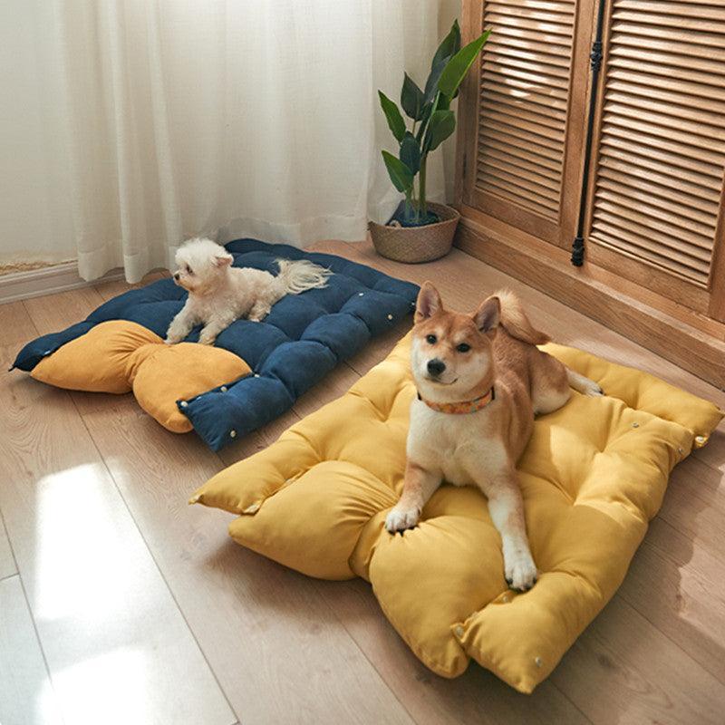 Anti-Slip Bottom Fluffy and Foldable Dog Bed: Waterproof