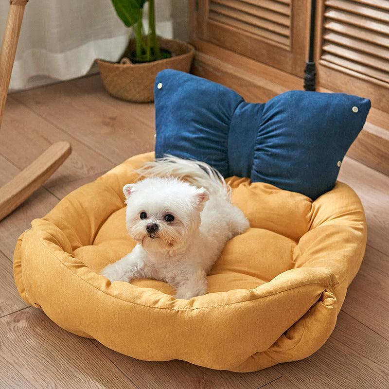 Anti-Slip Bottom Fluffy and Foldable Dog Bed: Waterproof