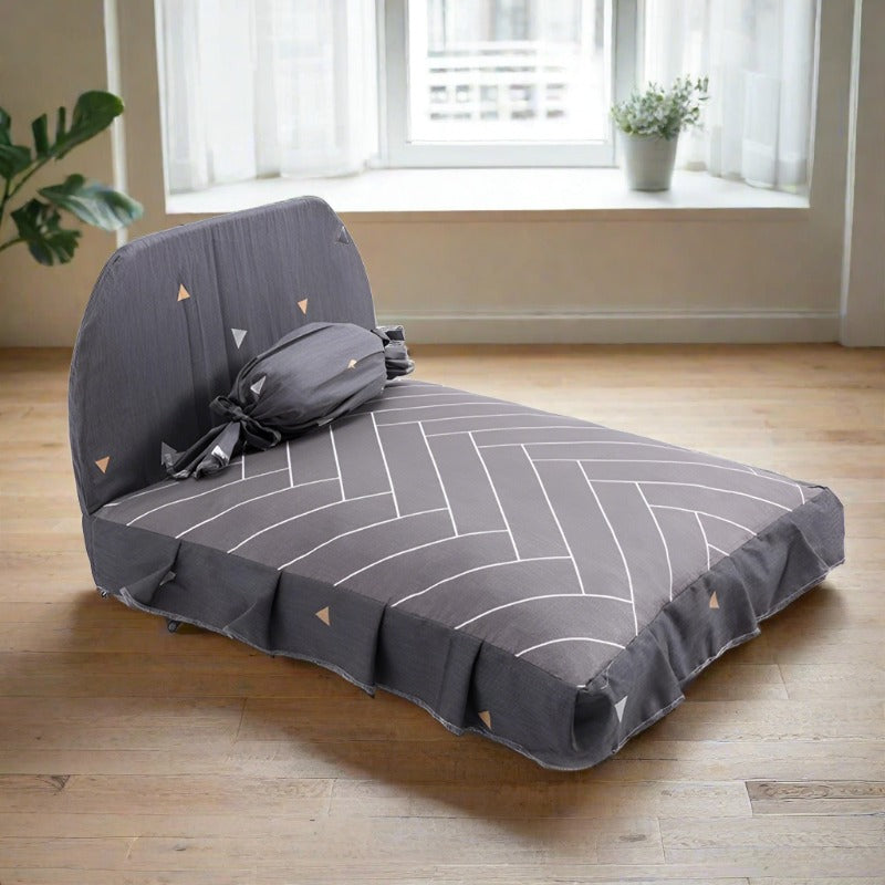 Anti-Slip Soft Cotton Dog Bed and Cat Bed | Gray 