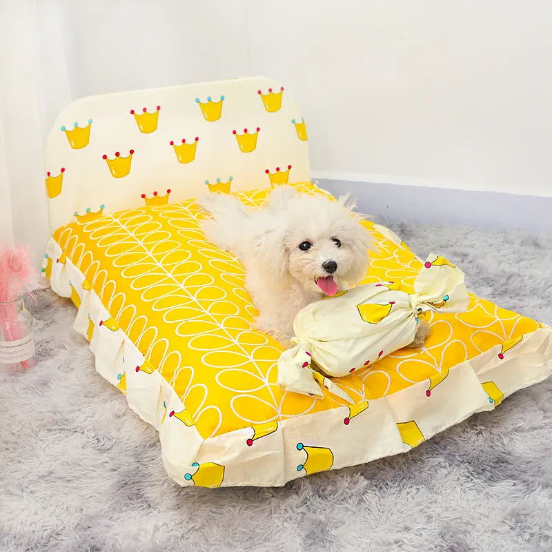 Anti-Slip Soft Cotton Dog Bed and Cat Bed: Comfort and Stability