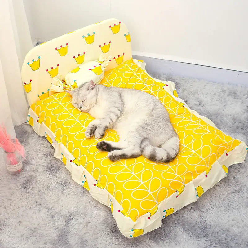 Rutschfestes Hundebett und Katzenbett aus weicher Baumwolle: Komfort und Stabilität