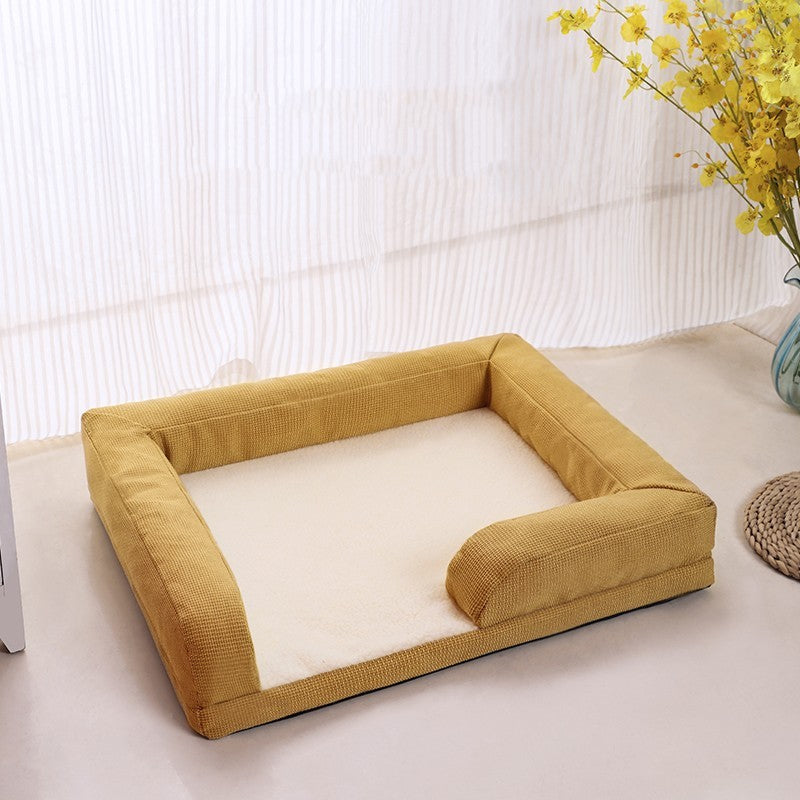 Orthopedic 3D High Elasticity Sponge Dog Bed: Semi-Waterproof and Anti-Slip Comfort