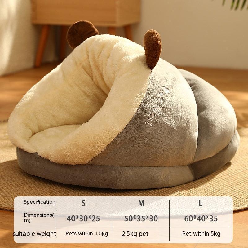 SnugglePals Slippers Shaped Cat bed and Dog Bed SnugglePals