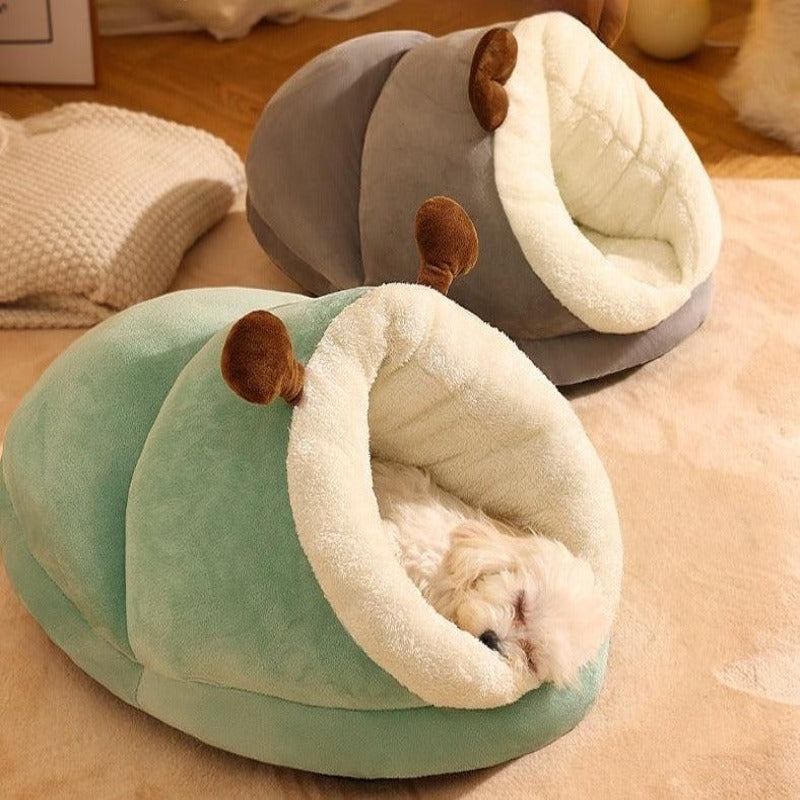 Isoliertes Hundebett und Katzenbett aus Baumwolle: Perfekt für kleine Haustiere 