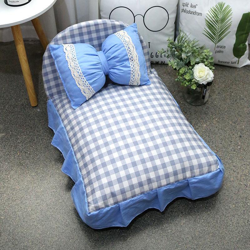 Cama para perros y gatos Princess de suave algodón puro: Peak Support