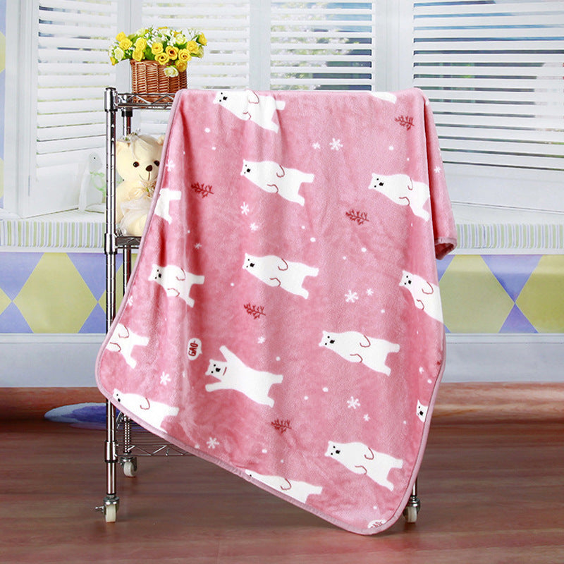 Soft and Cozy Flannel Fleece Pet Blanket: Added Warmth