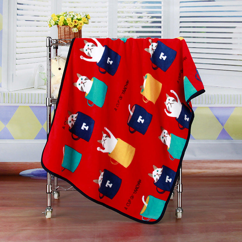 Soft and Cozy Flannel Fleece Pet Blanket: Added Warmth