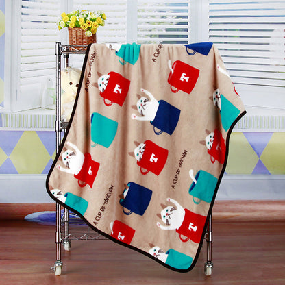 Soft and Cozy Flannel Fleece Pet Blanket: Added Warmth