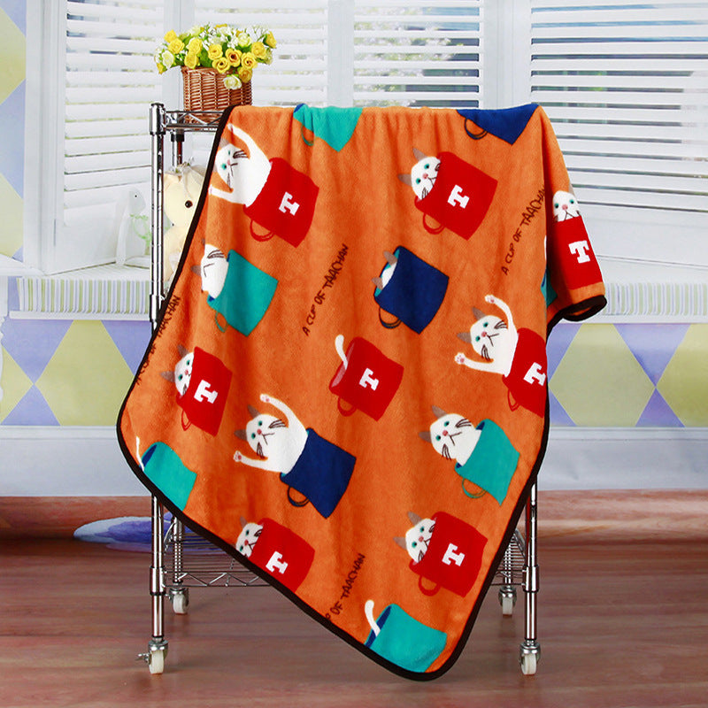 Soft and Cozy Flannel Fleece Pet Blanket: Added Warmth