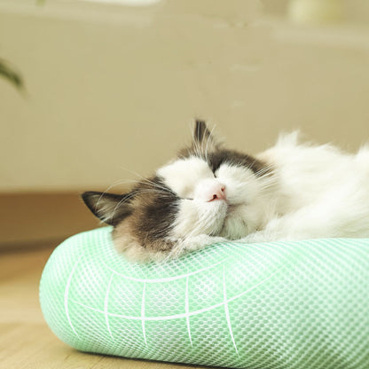 Cama para mascotas acolchada y refrescante de verano: refrescante, a prueba de humedad y transpirable