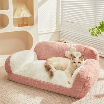 Super Comfortable Anti-Slip Spacious Cat Bed: Easy Maintenance With A Lithe Design | Pink