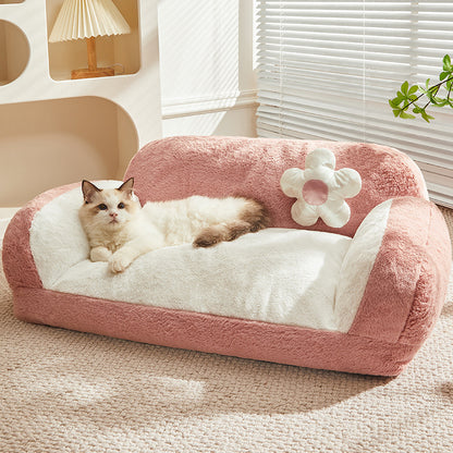 Super Comfortable Anti-Slip Spacious Cat Bed: Easy Maintenance With A Lithe Design | Pink