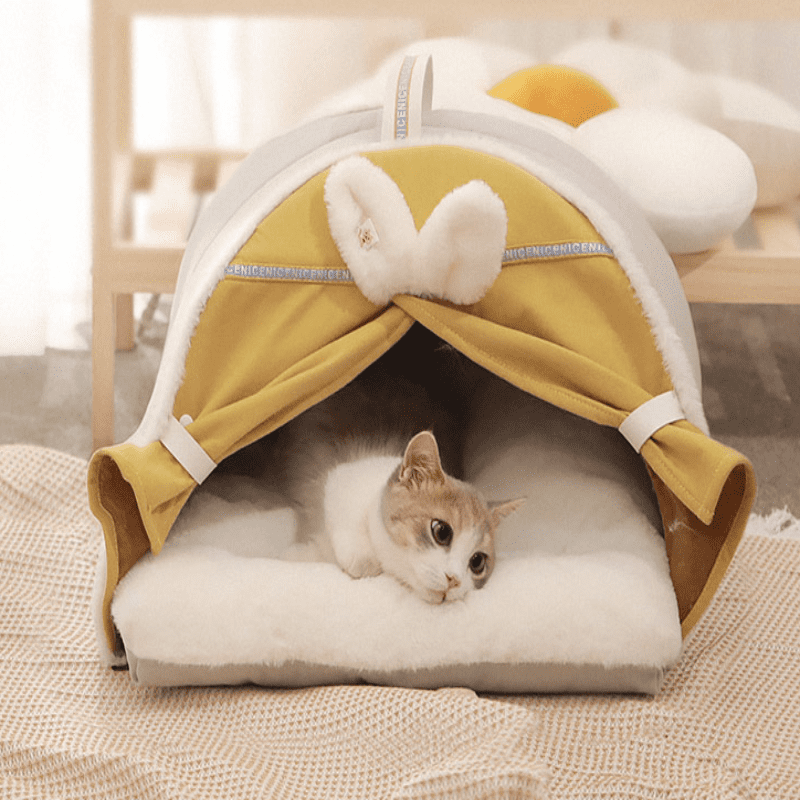 Super Soft and Cozy Thick Pad Cat Bed: Heavenly Softness