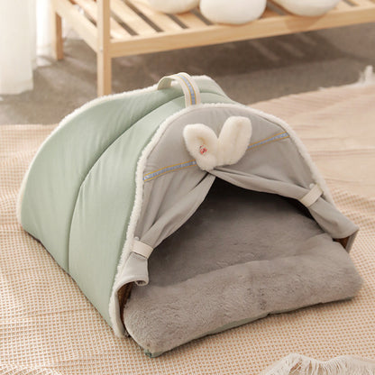 Super Soft and Cozy Thick Pad Cat Bed: Heavenly Softness