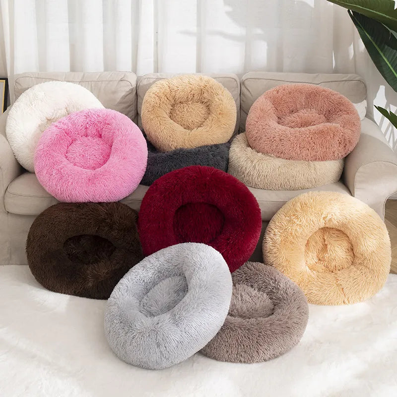 Stress Relief Fuzzy Cat Bed and Dog Bed: Durability and Style