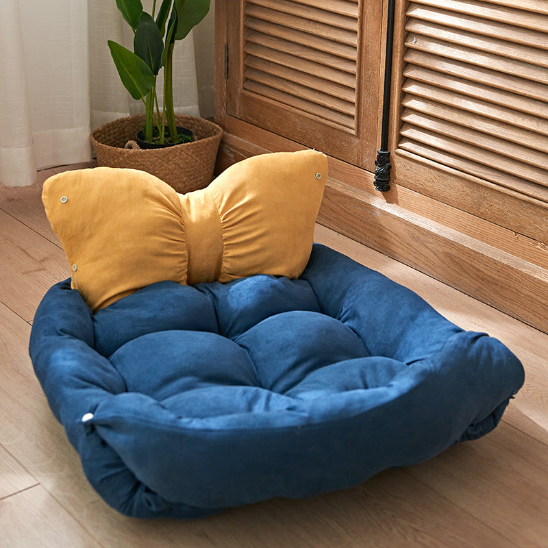 Anti-Slip Bottom Fluffy and Foldable Dog Bed: Waterproof