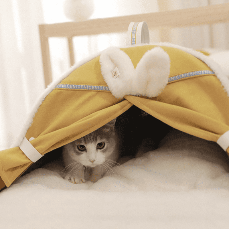 Superweiches und gemütliches Katzenbett mit dicker Polsterung: Himmlische Weichheit