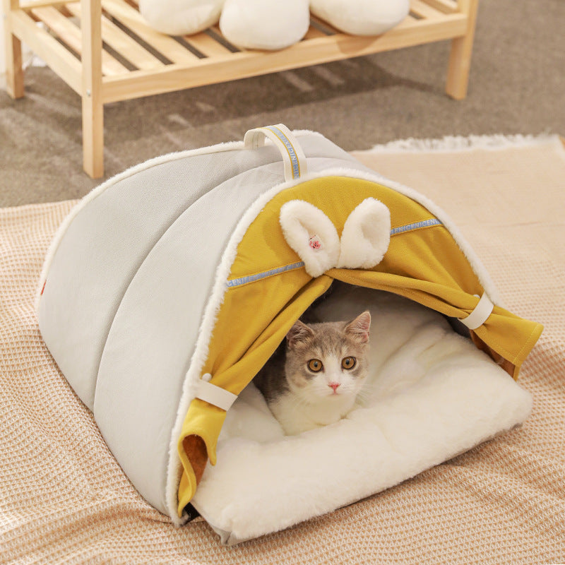 Super Soft and Cozy Thick Pad Cat Bed: Heavenly Softness